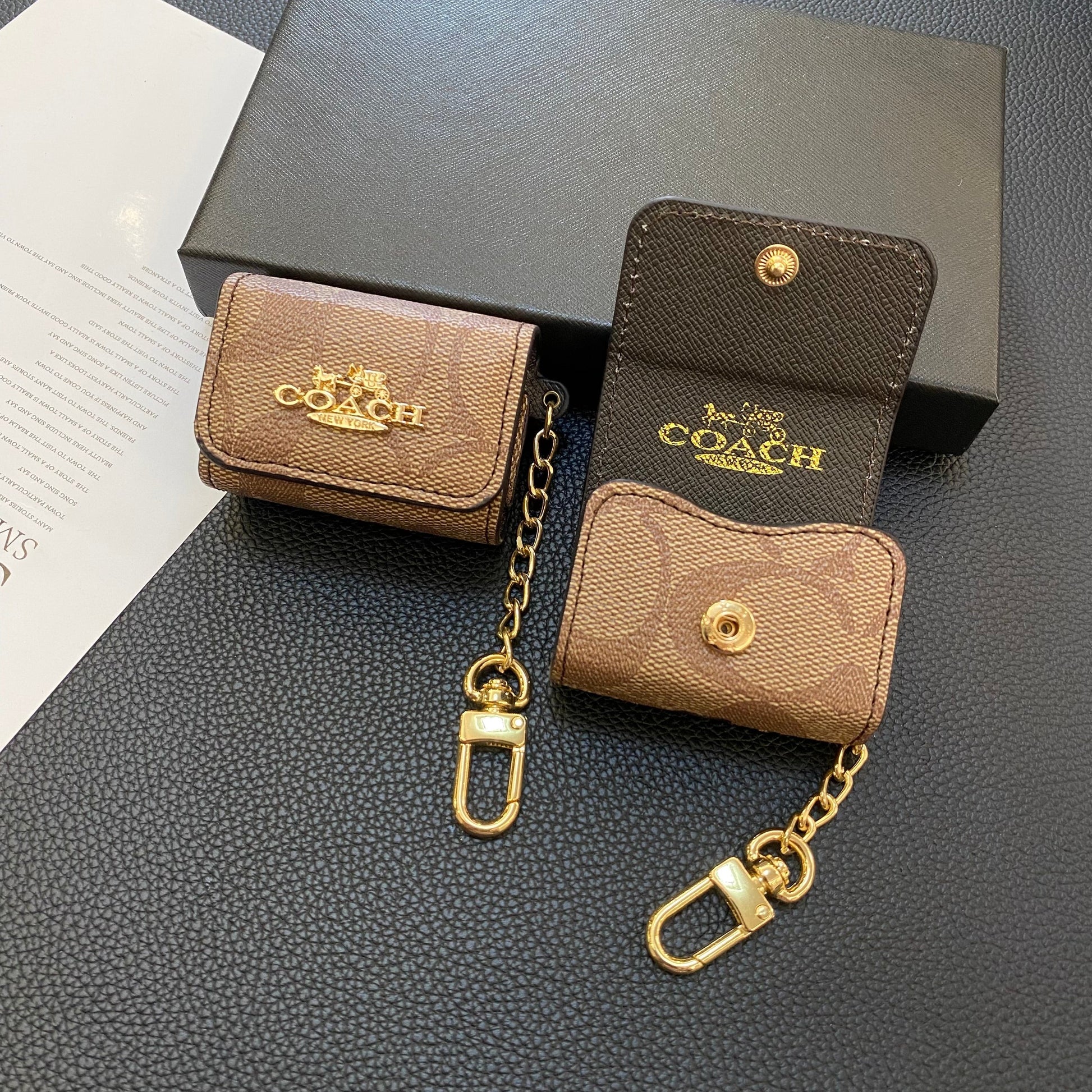 Luxury Coach AirPods 3rd Generation Cases Light Brown-LGK240425 - Iphonecasehouse