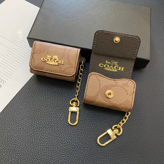Luxury Coach AirPods 3rd Generation Cases Light Brown-LGK240425 - Iphonecasehouse