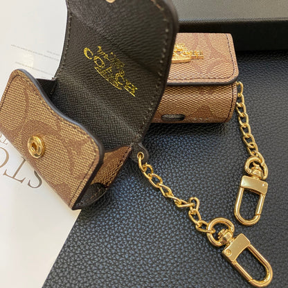 Luxury Coach AirPods Cases Light Brown-LGK240425 - Iphonecasehouse