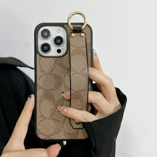Coach iPhone Case With Holder Coffee-SW240330 - Iphonecasehouse