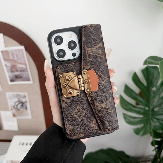 Lou Lock Card Bag iPhone Case - Iphonecasehouse