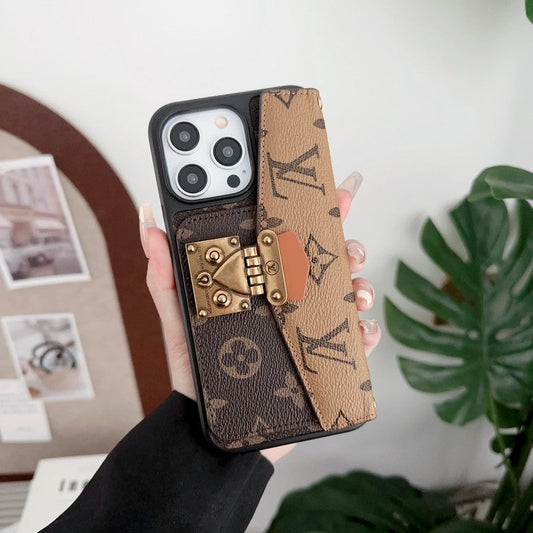 Lou Lock Card Bag iPhone Case - Iphonecasehouse