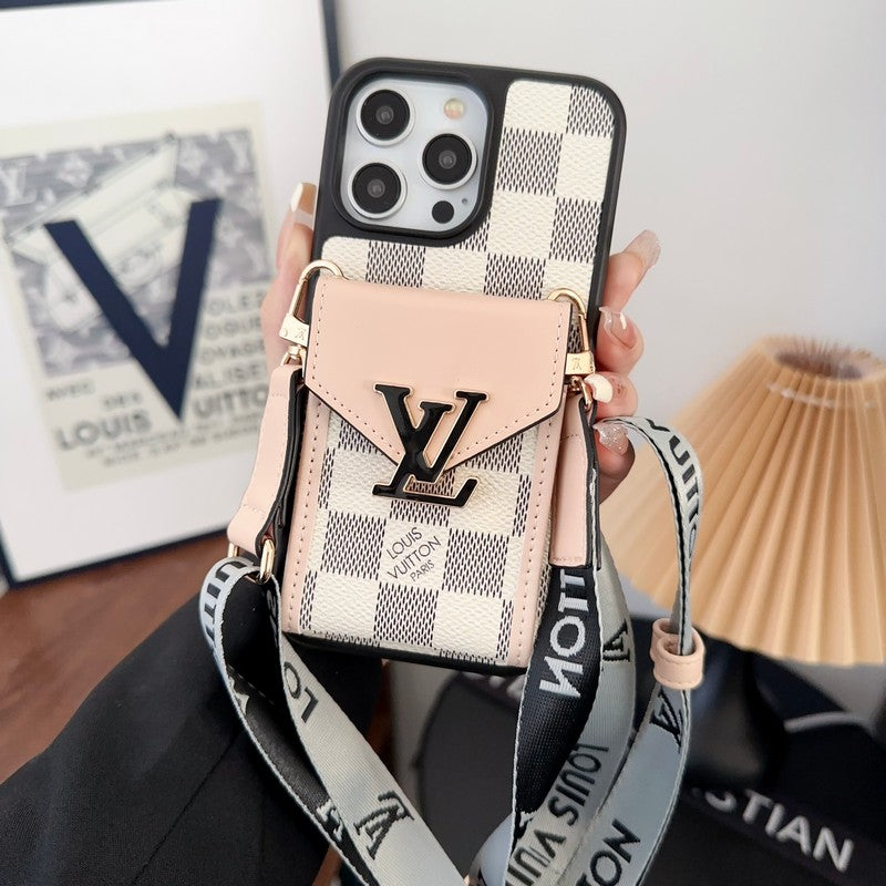 Lou Card Bag Five Color Chain iPhone Case - Iphonecasehouse