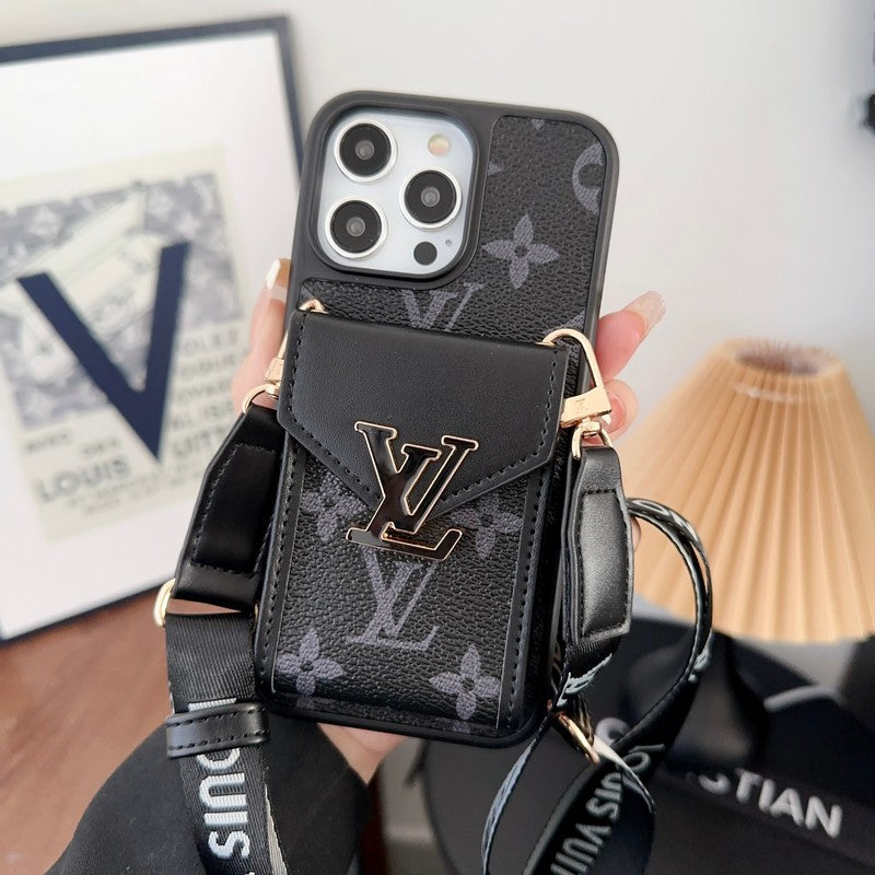 Lou Card Bag Five Color Chain iPhone Case - Iphonecasehouse