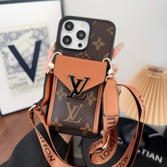 Lou Card Bag Five Color Chain iPhone Case - Iphonecasehouse