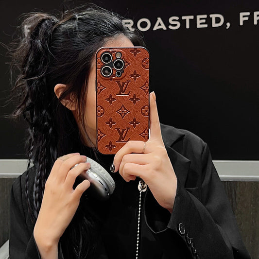 Lou Color Leather iPhone Case - Iphonecasehouse