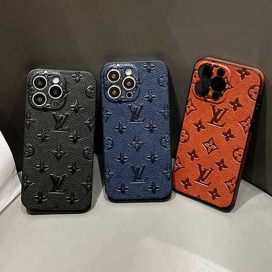 Lou Color Leather iPhone Case - Iphonecasehouse