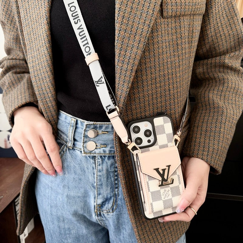 Lou Card Bag Five Color Chain iPhone Case - Iphonecasehouse