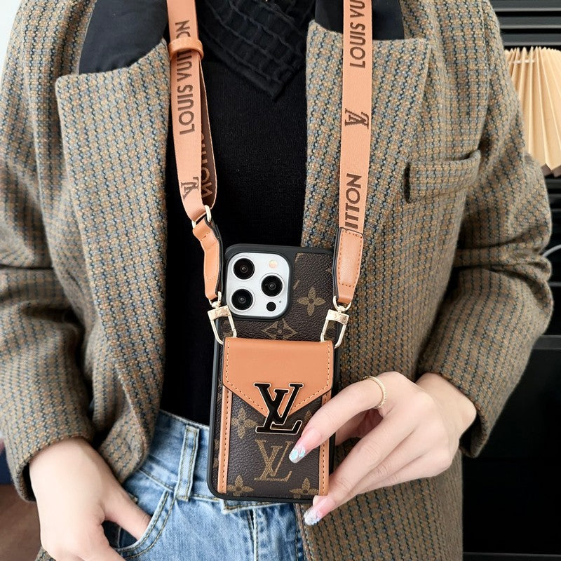 Lou Card Bag Five Color Chain iPhone Case - Iphonecasehouse
