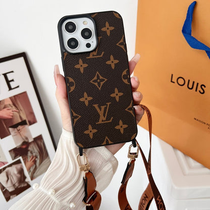 Lou Brown Crossbody iPhone Case - Iphonecasehouse