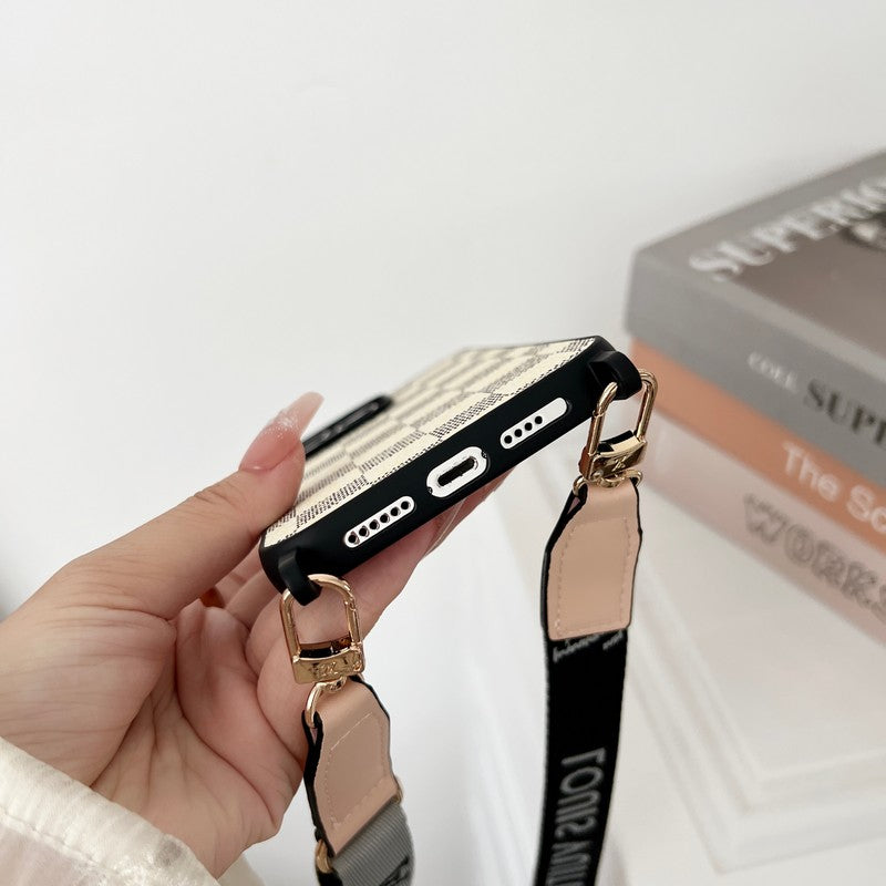 Lou Brown Crossbody iPhone Case - Iphonecasehouse
