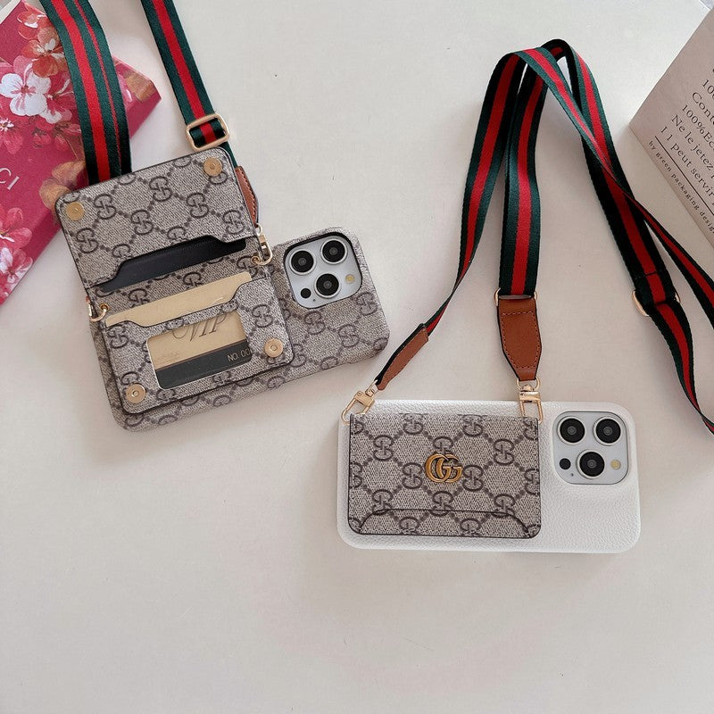 GG Card Bag Crossbody Classic iPhone Case - Iphonecasehouse