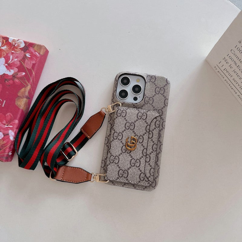 GG Card Bag Crossbody Classic iPhone Case - Iphonecasehouse
