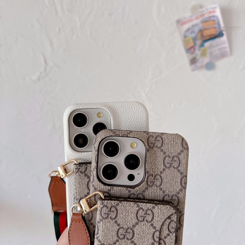 GG Card Bag Crossbody Classic iPhone Case - Iphonecasehouse