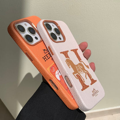 Herm Leather iPhone Case - Iphonecasehouse