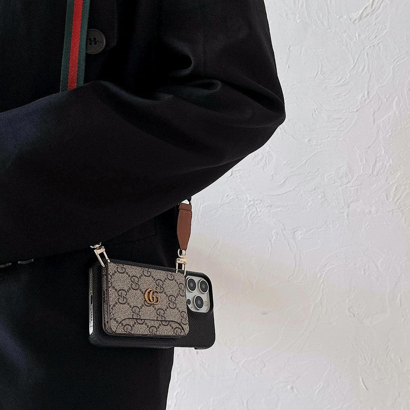 GG Card Bag Crossbody Classic iPhone Case - Iphonecasehouse