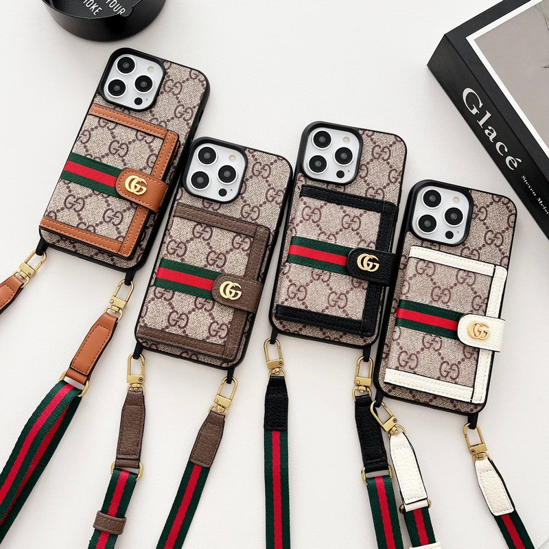GG Card Bag Chain Classic iPhone Case - Iphonecasehouse
