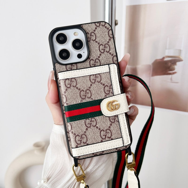 GG Card Bag Chain Classic iPhone Case - Iphonecasehouse