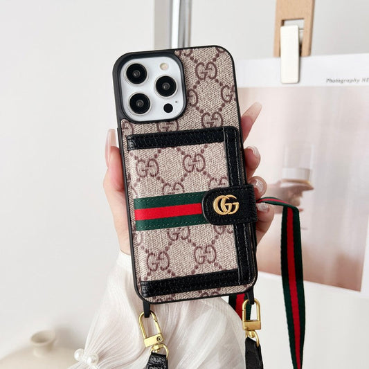 GG Card Bag Chain Classic iPhone Case - Iphonecasehouse