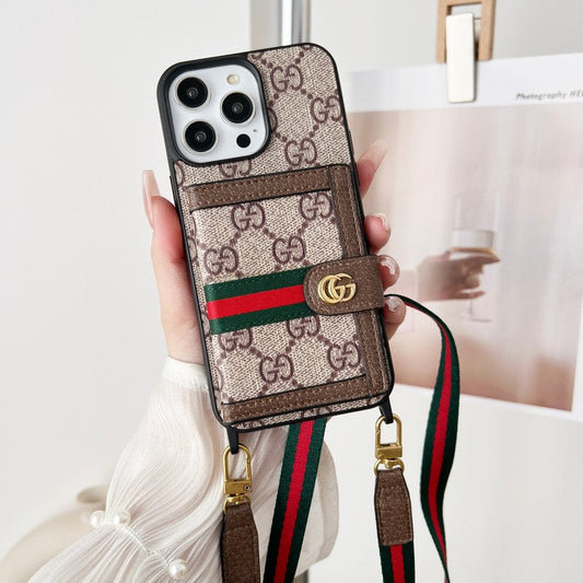 GG Card Bag Chain Classic iPhone Case - Iphonecasehouse