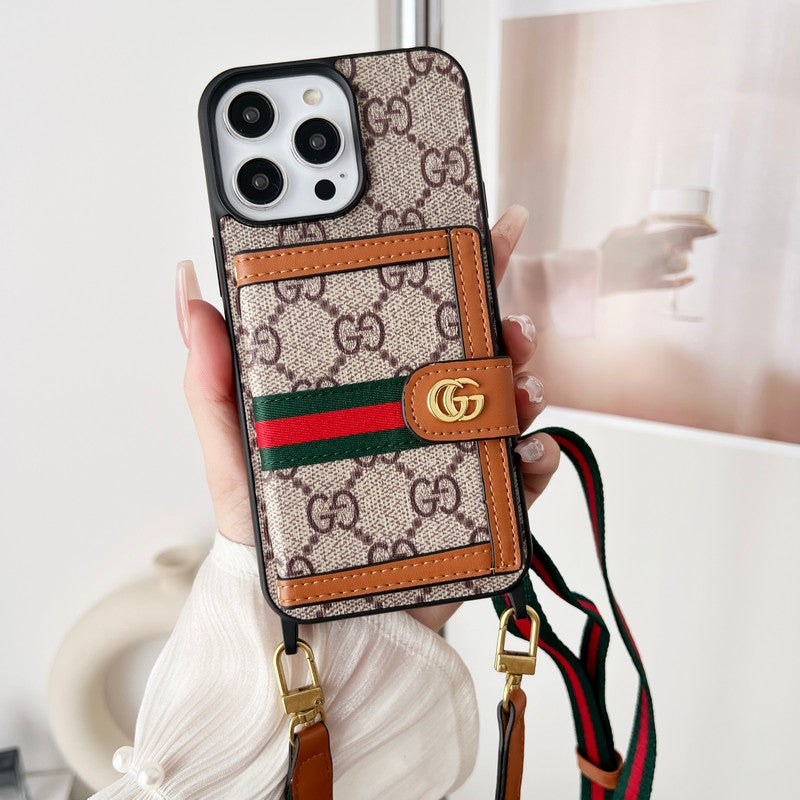 GG Card Bag Chain Classic iPhone Case - Iphonecasehouse