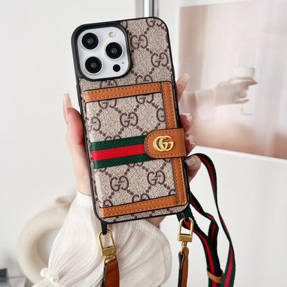 GG Card Bag Chain Classic iPhone Case - Iphonecasehouse