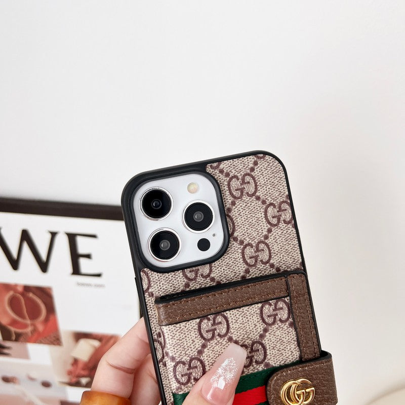 GG Card Bag Chain Classic iPhone Case - Iphonecasehouse