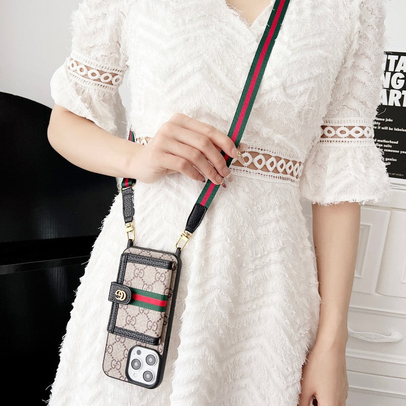 GG Card Bag Chain Classic iPhone Case - Iphonecasehouse