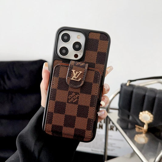 Lou Classic Card Bag iPhone Case - Iphonecasehouse