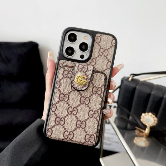 GG Card Bag Crossbody Chain iPhone Case - Iphonecasehouse
