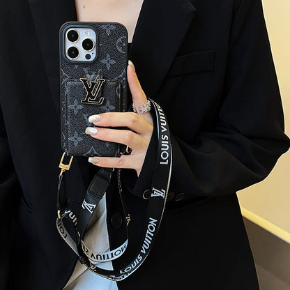 Lou Card Bag Chain Black iPhone Case - Iphonecasehouse