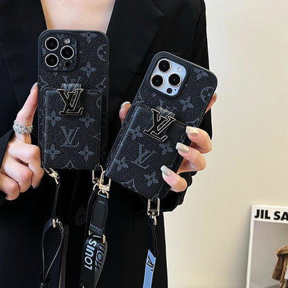 Lou Card Bag Chain Black iPhone Case - Iphonecasehouse