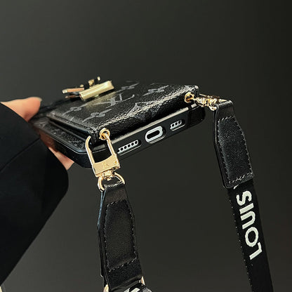 Lou Card Bag Chain Black iPhone Case - Iphonecasehouse
