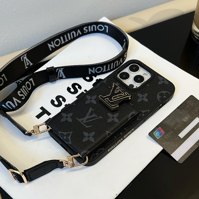 Lou Card Bag Chain Black iPhone Case - Iphonecasehouse