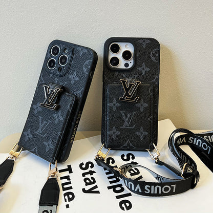 Lou Card Bag Chain Black iPhone Case - Iphonecasehouse