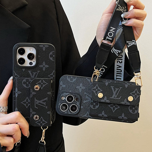 Lou Card Bag Chain Black iPhone Case - Iphonecasehouse