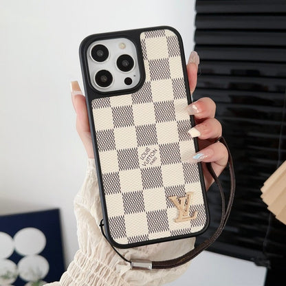 Lou Black & White Hand Chain iPhone Case - Iphonecasehouse