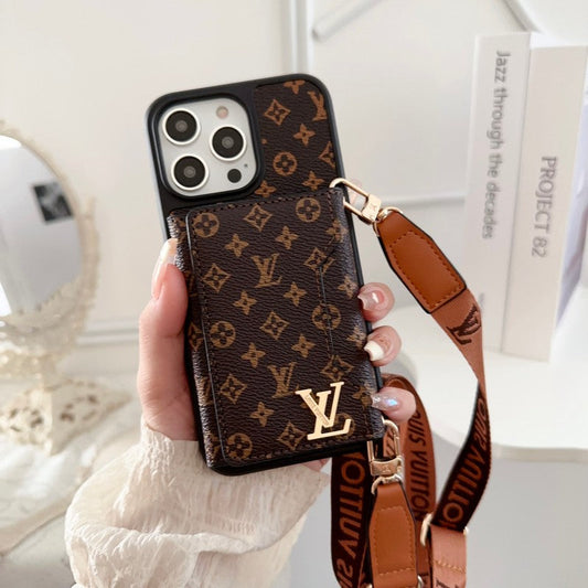 Lou Side Card Bag Crossbody Chain iPhone Case - Iphonecasehouse