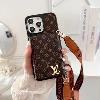 Lou Side Card Bag Crossbody Chain iPhone Case - Iphonecasehouse
