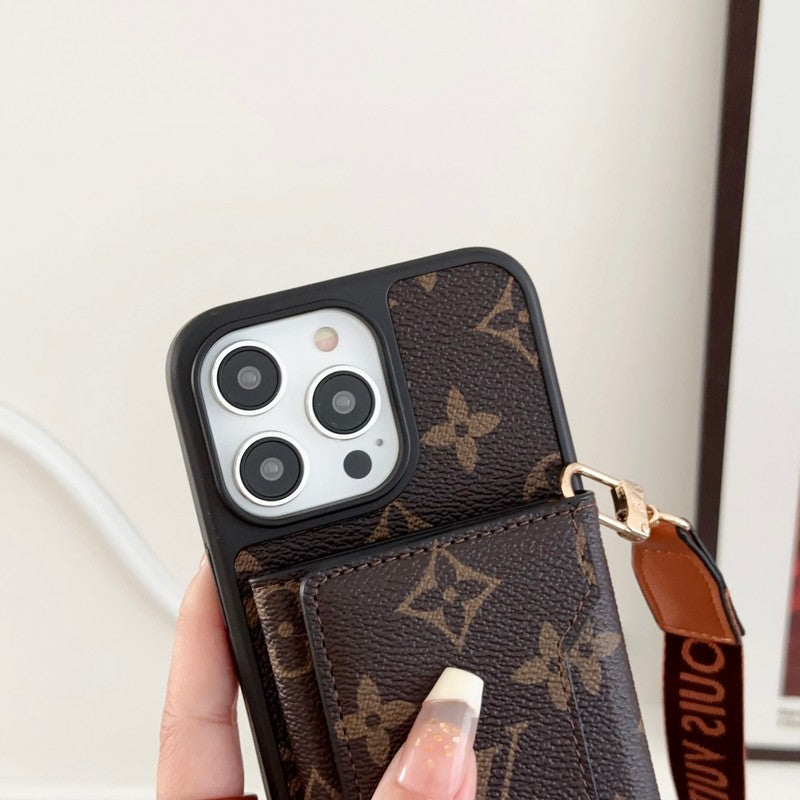 Lou Side Card Bag Crossbody Chain iPhone Case - Iphonecasehouse