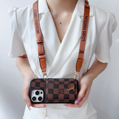 Lou Side Card Bag Crossbody Chain iPhone Case - Iphonecasehouse