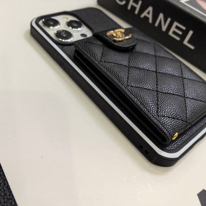 C.C Crossbody Leather iPhone Case - Iphonecasehouse