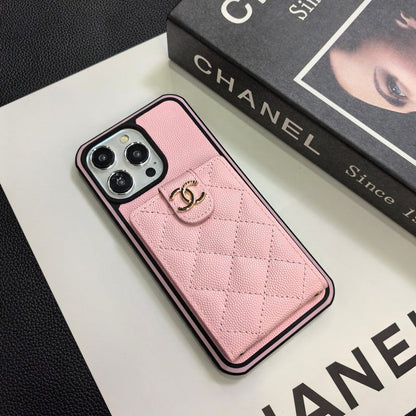 C.C Crossbody Leather iPhone Case - Iphonecasehouse