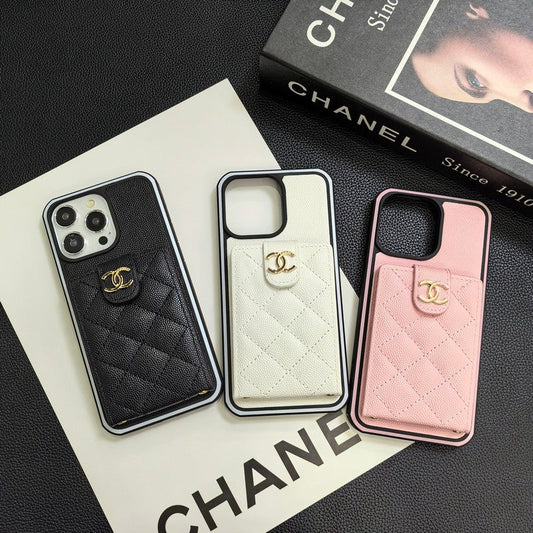 C.C Crossbody Leather iPhone Case - Iphonecasehouse