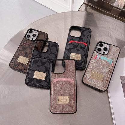 Coa Card Bag Leather iPhone Case - Iphonecasehouse