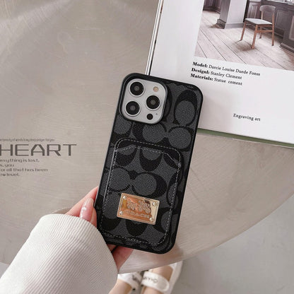 Coa Card Bag Leather iPhone Case - Iphonecasehouse