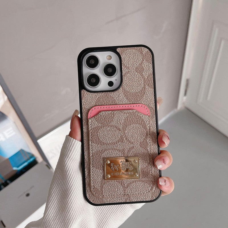 Coa Card Bag Leather iPhone Case - Iphonecasehouse