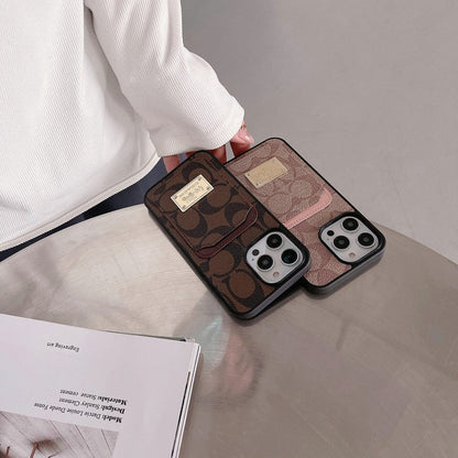 Coa Card Bag Leather iPhone Case - Iphonecasehouse