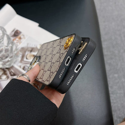 Lou Classic Leather iPhone Case - Iphonecasehouse