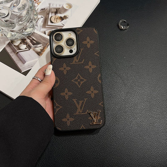 Lou Classic Leather iPhone Case - Iphonecasehouse